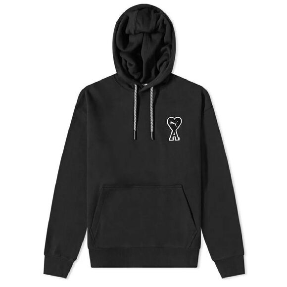 Limited Edition PUMA X AMI PARIS HOODY BLACK SIZE M - Picture 2 of 7